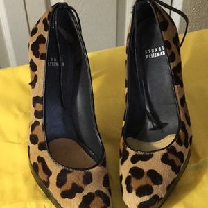 Stuart Weizman Leopard shoes